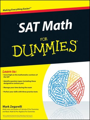 cover image of SAT Math For Dummies